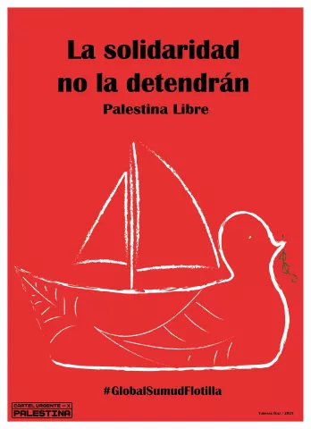 Cartel Urgente X Palestina | Vanessa Días | Cuba