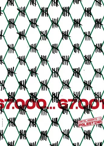 Cartel Urgente X Palestina | Pepe Menéndez | Cuba